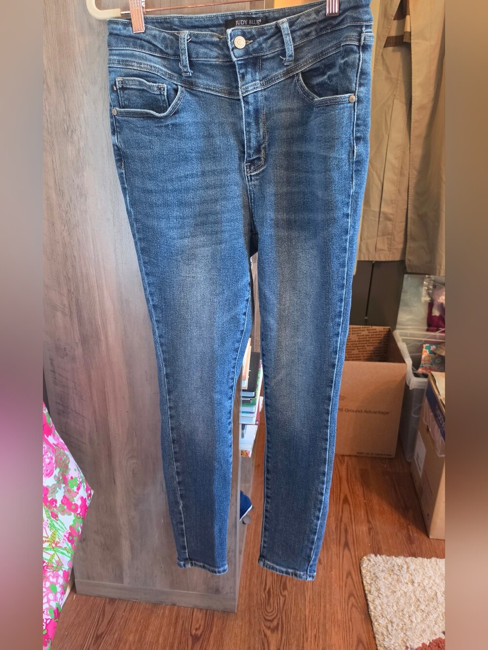 Judy Blue Faded Medium Blue Skinny Jeans
